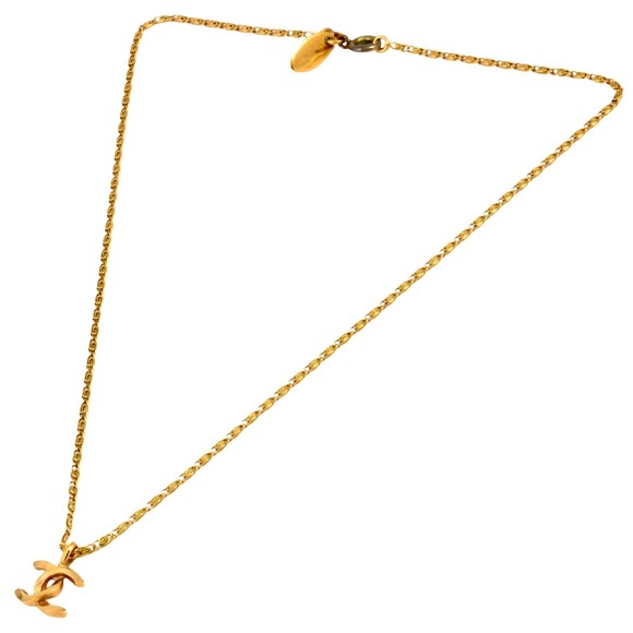 Chanel Coco Mark Gold Metal necklace - Picture 1 of 6